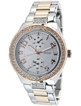 Guess Damen-Armbanduhr XS Analog Edelstahl W15065L2