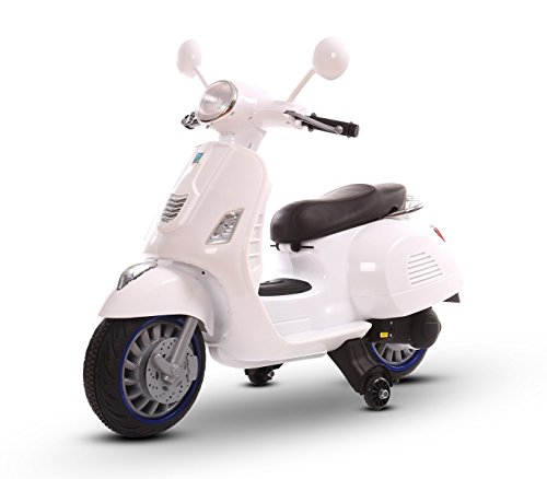 Scooter électrique LT858 pour enfants HAPPY deux vitesses monoplace 6 / 12V - Blanc