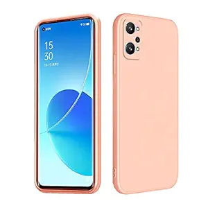 Compatible with Realme GT Neo 2 Case Silicone Square Ultra Slim Cases Shockproof Anti-Scratch Phone Case for Realme GT Neo 2 5G Full Body Protective Cover (Pink, Realme GT Neo 2)