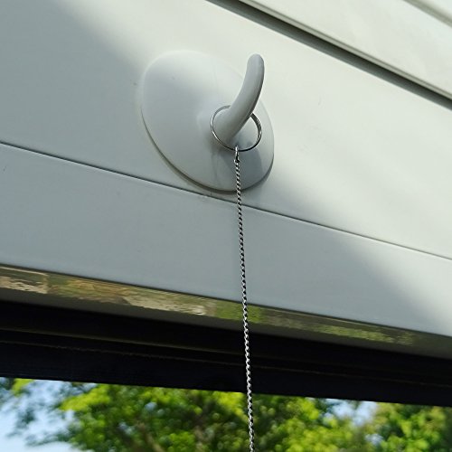 Set Selbstklebende Haken Weiß 4 Stück ø 35mm zum aufhängen von Mobile am Fensterrahmen Klebehaken Kunststoffhaken Handtuchhalter Rund