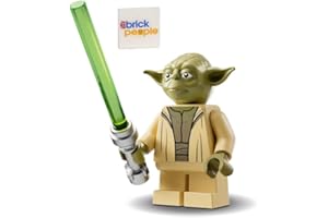LEGO Star Wars - Yoda Minifigur mit Lichtschwert und Gehstock