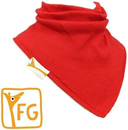 Funky Giraffe Bandana Bib - Colours (Red)