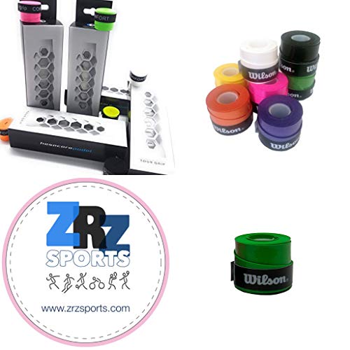 ZRZ Pack Grip Padel HESACORE Tour Grip + 1und overgrip Wilson Confort Verde