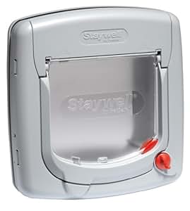 PetSafe Staywell Deluxe Manual 4-Way Locking Cat Flap - Grey: Amazon.co ...