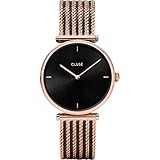 Cluse Damen Analog Quarz Uhr mit Edelstahl Armband CL61005
