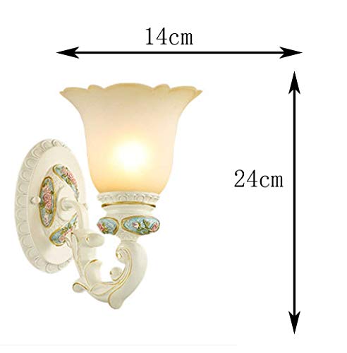 Preisvergleich Produktbild Im europäischen Stil Wandleuchte Schlafzimmer Nachttischlampe Wandleuchte einfache Europäische Wohnzimmer TV-Wand lampe beleuchtung Wandleuchte gang Treppen Beleuchtung Lampen Laternen (Größe: 868-1)