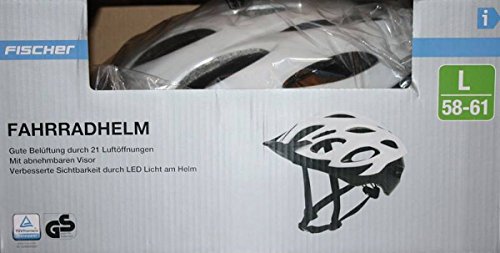 Preisvergleich Produktbild Fahrradhelm Helm Weiß L 58-61 cm