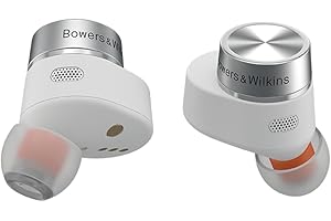 Bowers & Wilkins Pi5 S2 (Modelljahr 2023) kabellose True Wireless Noice Cancelling Kopfhörer mit Bluetooth, aptX, aktivem Noise Cancelling (ANC) und integrierten Mikrofonen // Cloud Grey