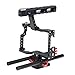 Produktbild LLC- CLAYMORE Camera Video Cage Kit mit Griff für Sony A7 A7S A7SII A7RII A7RII A6000 A6500 A6500 A6500 A9 Panasonic GH4 Kameras, mit Thread Clamp, für Film Movie Making