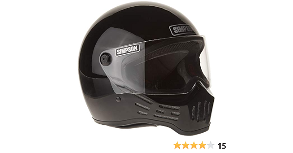 Simpson M30 Bandit DOT casco moto : Amazon.it: Auto e Moto