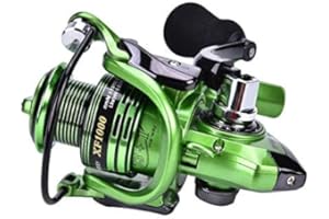 DEMERAS Kołowrotek wędkarski wytrzymały kołowrotek wędkarski spinningowy kołowrotek wędkarski do słonej słodkowodnej (#1000)