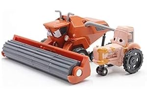NOLLAM Gift Pixar Cars Frank and Tow Chewall 1:55 Scale Die-Cast Metal Alloy Model Cute Toy Cars Gift for Kids (Color: Set of 2)