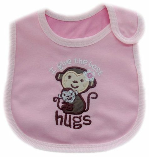 Babylätzchen für Mädchen, voll gefüttert, Baumwolle mit wasserdichter PVC-Innenseite, 0-3 Jahre, 7 Stück - 4