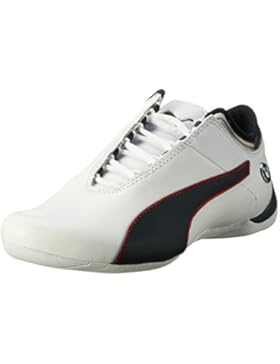 Puma Unisex-Erwachsene Bmw MS Future Cat MU Low-Top, Weiß (Puma White-Team Blue-High Risk Red 02), 43 EU