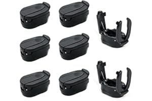 ARMYJY 8Pcs per Golf Ball Retriever, Pieghevole Palla da per Golf Pick Up Strumento Saver Putter Grip Retriever Plastica Artiglio Grabber Palla Artiglio Putter per Golf Accessori