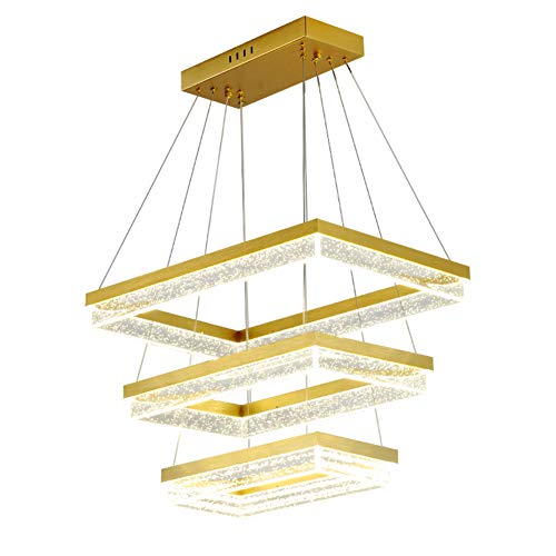 Preisvergleich Produktbild TopDeng Moderne Kronleuchter deckenleuchte schatten, LED 96W Beleuchtung Deckenlampe Wohnzimmer Dachgeschoss Bar Café Esszimmer-A 60x21cm