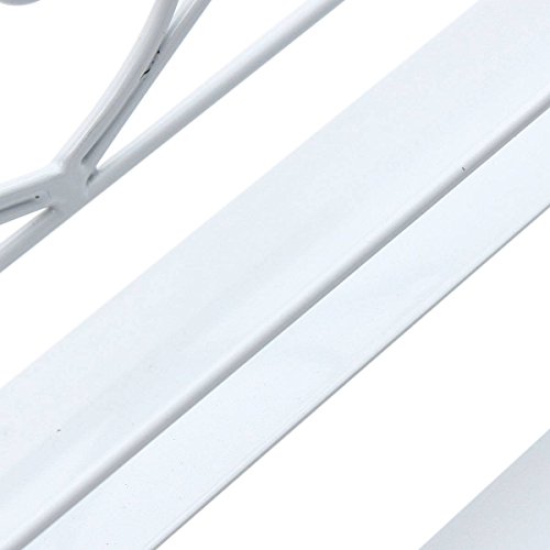 TOOGOO(R) 3-reihig metallisch Nagel Kunst Nagellack Lippenstift Verfassungs Organizer Anzeige Storage Holder weiss - 5