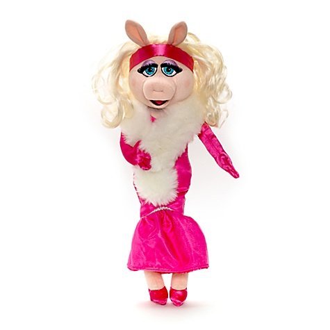 Disney, Muppet Medium Miss Piggy Soft Plush Doll Toy