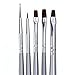 Ning 5pcs/set UV Gel Acrylic Nail Art Brush Drawing Dotting Drill Pen Builder Painting Pen Design Nail Art Tools