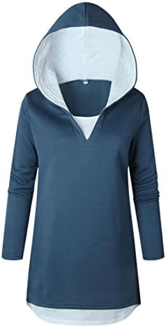 Womens Ladies Hoodie Hoody Sweater Hooded Sweatshirt Pullover Moonuy Girl Long Sleeve Solid Tops Blouse Shirt T-shirt Coat Outwear Jacket Parka oversized gap brown hoodie gym tops (Blue, S)