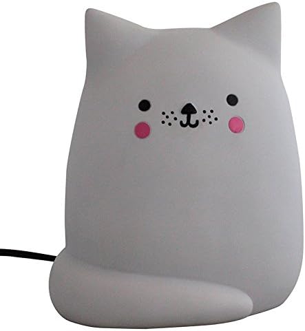 Novelty Cat Lamp UK Mains Compatible 3 Pin Plug Cute Boxed Home Gift