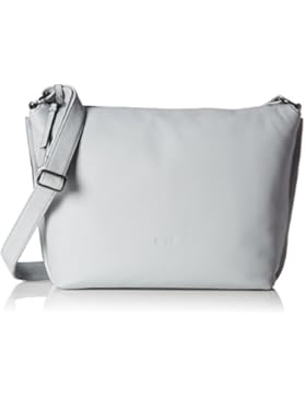 BREE Damen Toulouse 2, Silver Grey, Cross Sh. M W17 Umhängetasche, Silber (Silver Grey), 27x9x38 cm
