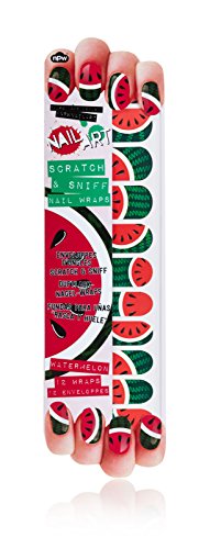 NPW Nail Art Scratch & Sniff Nail Wraps - Watermelon