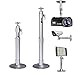 Produktbild Universal Projektor-Wand-Deckenhalterung aus Aluminiumlegierung, Projektor-Ständer, 360 ° drehbarer Kopf mit ausziehbarer Länge 490 mm, 11 lbs Tragkraft Halterung für Projektorkamera, CCTV, DVR