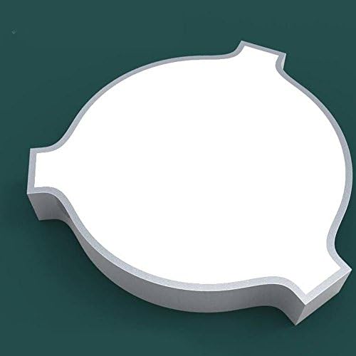 LED Simple Ceiling Light Modern Creative Bedroom Living Room Ceiling Lights Metal Restaurant Aisle Geometric Trunk Single Cell Shape Acrylic Lampshade Flush Mount Ceiling Lamp,White Light