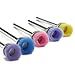 TP 5PCS 3/32'' Electric Nail Art Drill Bit Brush Cleaner Rotary Manicure Drilling Cleaning Tool Machine Accessories - Mixed color
