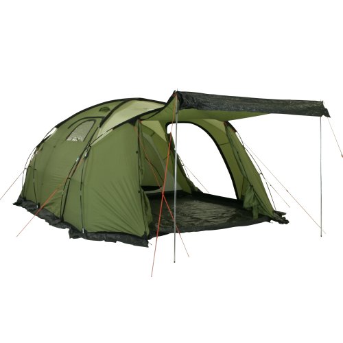 10T Carolina 6 - 6-Personen Multifunktion Geodät-Zelt mit PKW- / SUV-Heckanschluss WS=5000mm - 