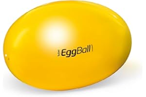 TONKEY ACTIVE LIFE - Palla Fitness Ovale [18-45-55-65 cm] - Fitball per Yoga, Fitness, GAG, Fisioterapia, Riabilitazione Esercizi Gravidanza - Accessori per Allenamento in Casa e in Palestra
