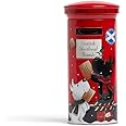 Hezvic Scottish Shortbread Round Biscuits in Postbox Tin - Traditional Scottish Shortbread Biscuit - Assorted Shortbread Biscuits for Christmas or Easter Treats