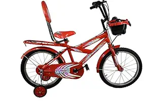 Hero Swirl 18 inches Wheel Size, 14 inches Frame Size Hi Riser Junior Freeride Cycle for Unisex (Red) Under 13 Years