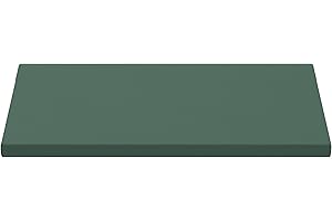 ISTYLE MODE BETTER HOME CHOICE Outdoor/Indoor Water Resistant 2 Seater Bench and Patio Furniture Padded Cushion only Garden Furniture Pad 108 x 45 x 6 thick (Bottle Green)