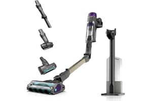 Shark PowerDetect Clean & Empty Cordless Vacuum Cleaner, DuoClean Detect, Reverse Clean, 2L Auto-Empty Base, Anti-Hair Wrap Plus, 70 Min Runtime, Lightweight, Pet & Multi-Surface Tools, Grey IP3251UKT