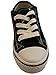 C1-Infants Lace Up Canvas Pump Shoes With White Laces - 29 (UK-11) Black