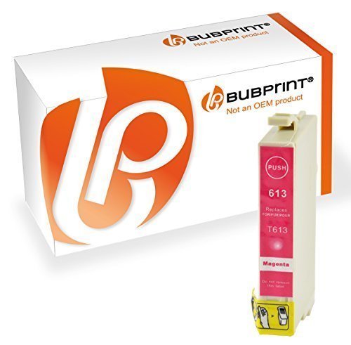 Preisvergleich Produktbild Bubprint Druckerpatrone kompatibel für Epson T0613 magenta