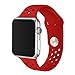 Produktbild Kobwa 38MM / 42MM Uhrenarmband für Apple Watch, Weicher Silikon Sportbügel mit Belüftungslöchern Smart Uhrenarmband Ersatzbänder für Iwatch Serie 1 Serie 2