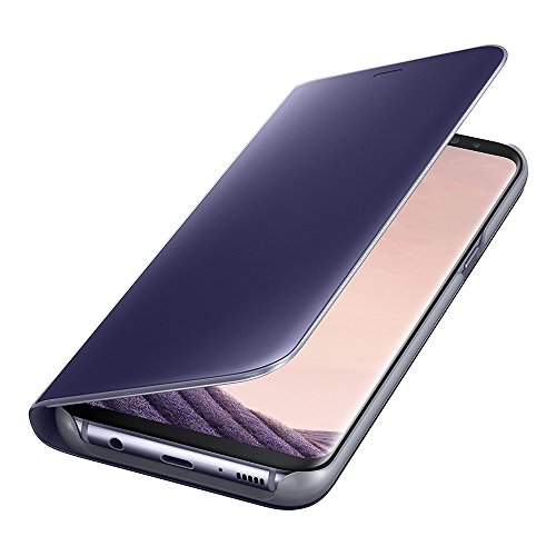 COQUEÂ®Clear View Standing Case con custodia a specchio Flip Case per Huawei P20 Pro(Viola)
