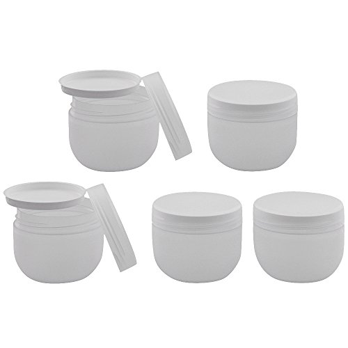 Kunststoffdose "Run", Creme-Dose, 100 ml, m. Abdeckscheibe Kosmetex Kosmetikdose, matt, leer, 5× 100 ml