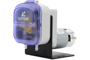 K KAMOER Kamoer KDS Micro pompe péristaltique 24 V Mini pompe doseuse à moteur CC pour aquarium, laboratoire, analyse à haut débit 5-340 ml/min