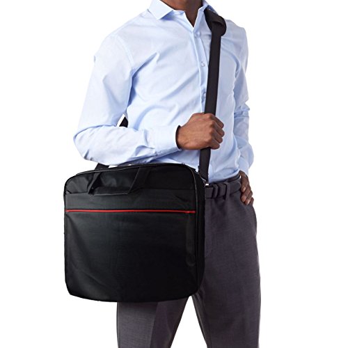 Laptoptasche für Apple MacBook Air 13″ MMGF2D/A Businesstasche / Aktentasche / Notebooktasche mit Schultergurt – LB Schwarz 4 - 2