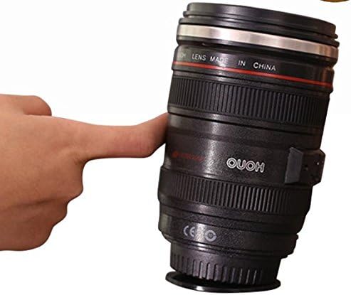 Very Stable Stainless Steel Camera Lens Mug Coffee Cup Multi Purpose Holder A Reusable Folding Travel Mug That Fits in Your Pocket or Bag Perfect Gift For Coffee Lovers