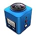 Produktbild SEREE S2 Ultra HD 4K 360-Grad-Aktion Wasserdicht Panorama Sport DV-Kamera Multi-Mode-WIFI VR-Kamera(Blau) … (S2-BL)