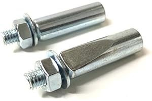 STREETPARTS24 2x Pedalkeil Spannkeil Keil für Pedale – Passend für Hercules, Zündapp, K T M, DKW, Solo, Kreidler, Maxi Mofa, Moped, Mokick – Hochwertige Pedalkeile 40mm mit M6 Gewinde