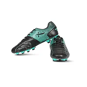 Vector X Breeze Football Shoes (Black-Sea Green)