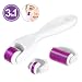 Produktbild TinkSky Hautpflege Derma Roller, Dermaroller, Needle Roller Pins 0,5 mm / 1,0 mm / 1,5 mm 3 in 1 Micronadelsystem für Gesicht und Körper (Lila)