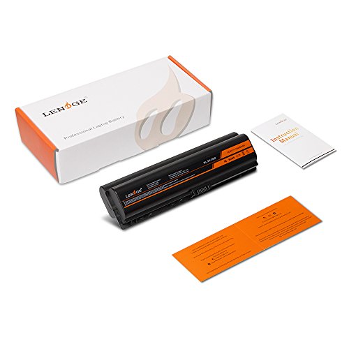 LENOGE Hochleistung Neu Akku Für HP Li-ion Ersatz Laptop Batterie (Mit Samsung Zellen) 12 zell 10400mAh Pavilion DV2000 DV2100 DV2500 DV2600 Serie, für P/N 446506-001 geeignet – 18 Monate Garantie - 7