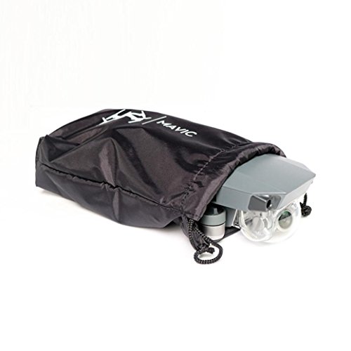 Preisvergleich Produktbild Fulltime® Soft PU wasserdichte Tragetasche Hülsenlager Tragbare Reise Schutzhülle Tasche für DJI Mavic Pro Drone, Schwarz